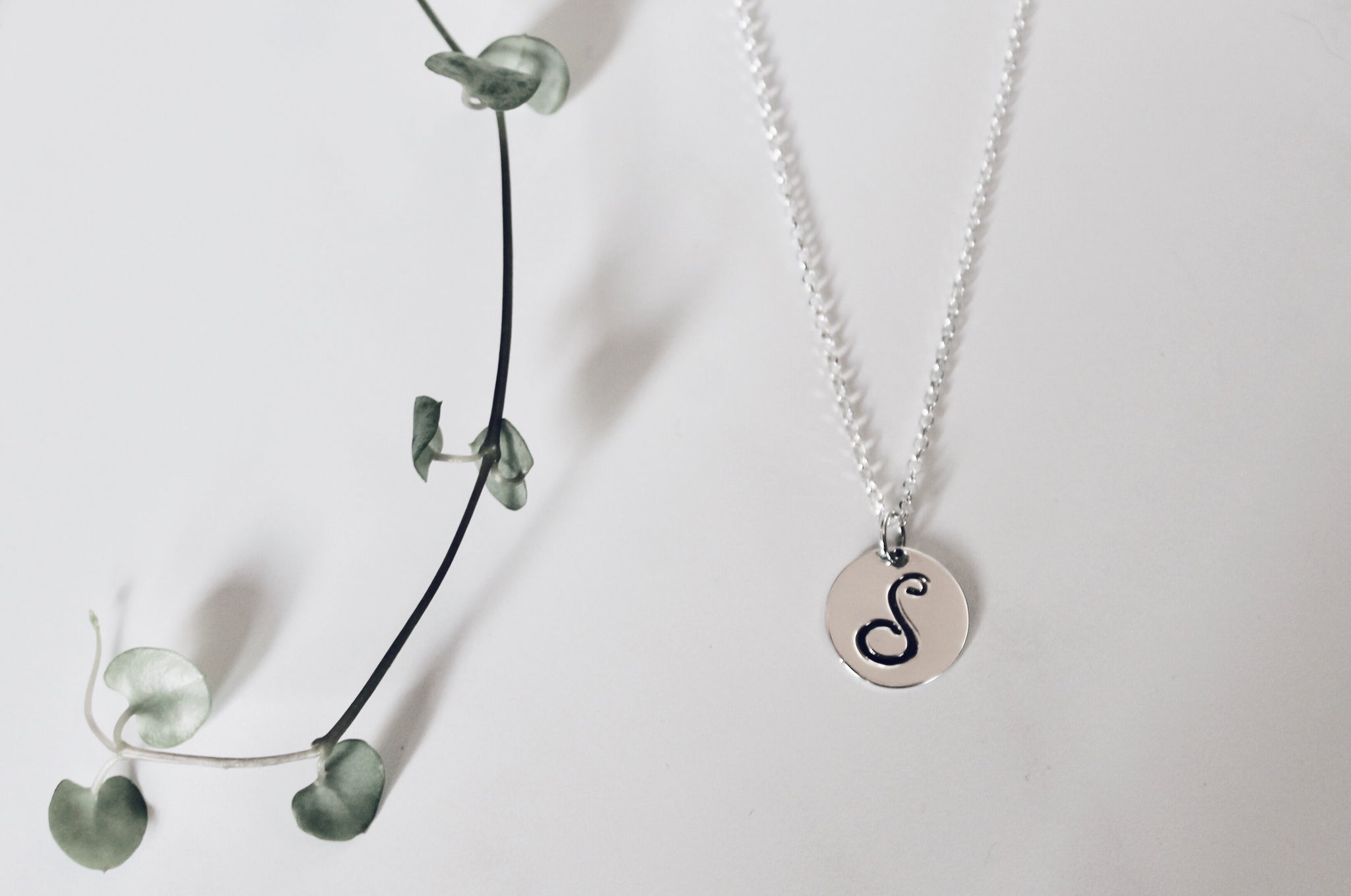 Monogram Initial Silver Personalised Necklace – How Fine Designs